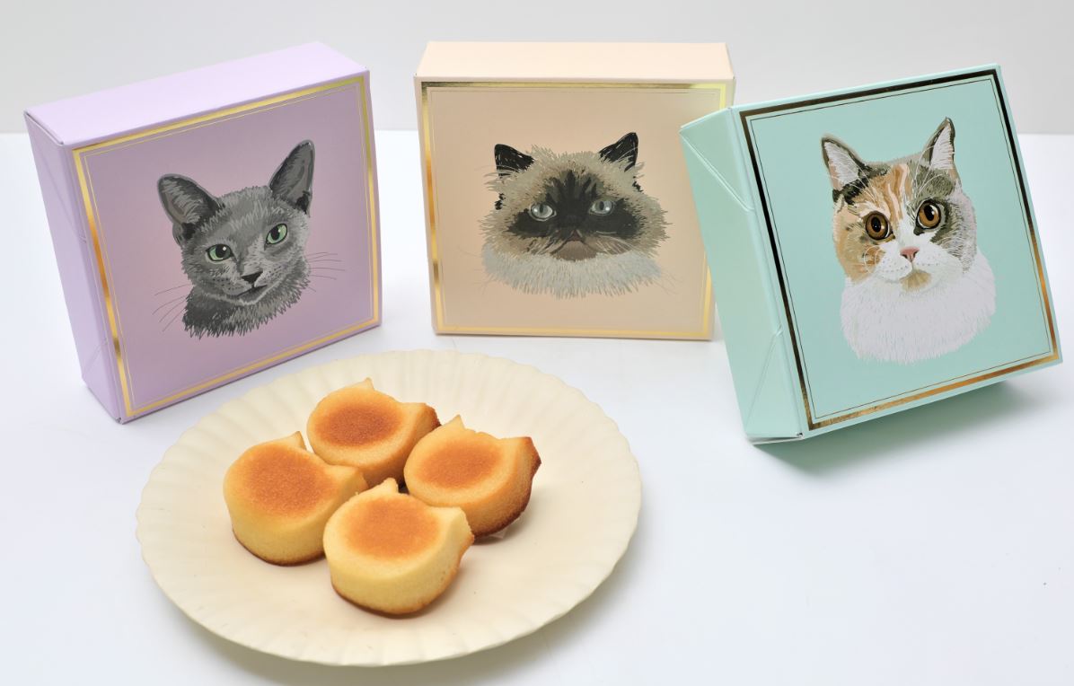 ふぃにゃんシェ(4個入り) グリーン グリーン｜JR東日本公式 エキナカの商品が予約できるサービス ネットでエキナカ