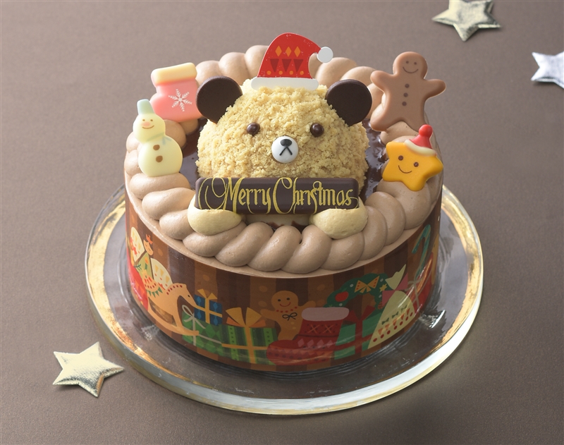 くまさんのチョコレートケーキ 4 5号 Jr東日本公式 エキナカの商品が予約できるサービス ネットでエキナカ 店頭受取