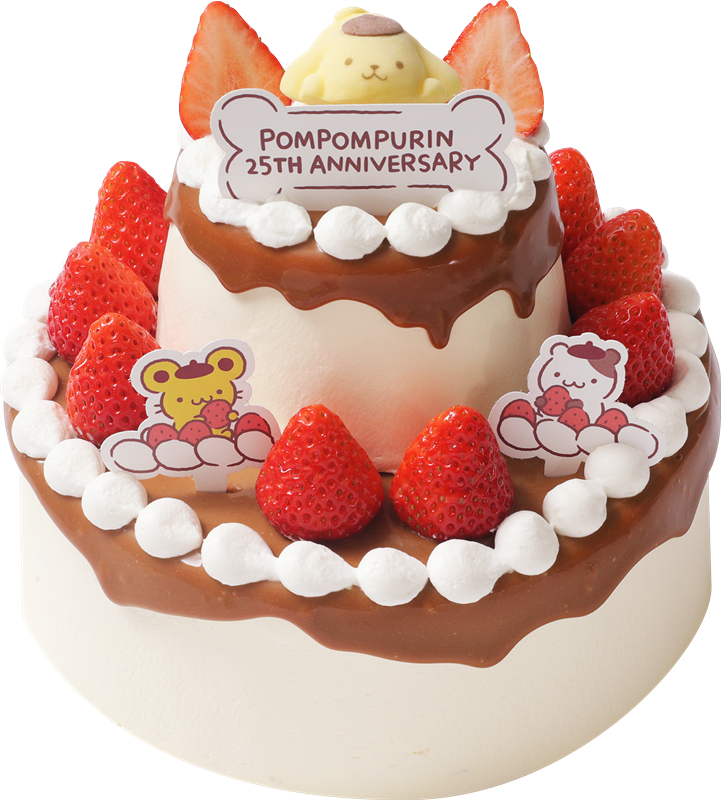 ご予約販売 数量限定 ポムポムプリンのアニバーサリーケーキ Jr東日本公式 エキナカの商品が予約できるサービス ネットでエキナカ 店頭受取