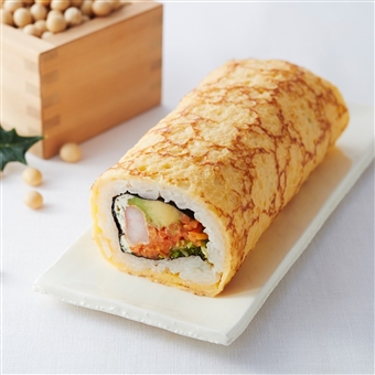 野菜と愉しむ 海老とアボカドの福恵方巻き