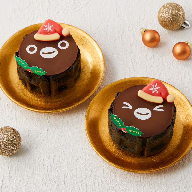 Suicaのペンギン Xmasワッフルケーキ2個セット