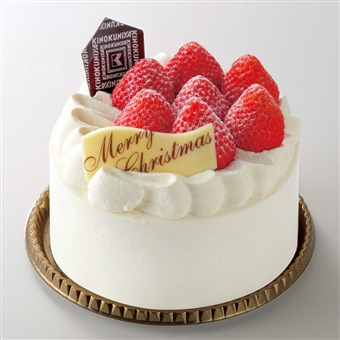 ＫＩＮＯＫＵＮＩＹＡクリスマスショートケーキ（４号）