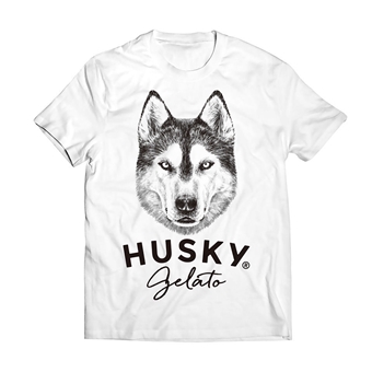 HUSKY Tシャツ / 公式ロゴ / ホワイト