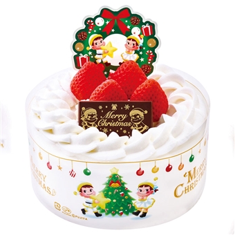 クリスマスショートケーキ(フルーツサンド)S
