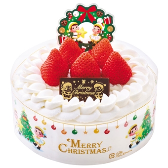 クリスマスショートケーキ(フルーツサンド)M