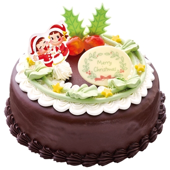 クリスマスデコレーションケーキ(チョコ)