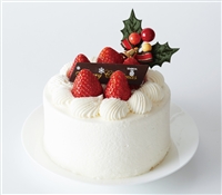 クリスマス　苺のショートケーキ４号（3〜4名様分）