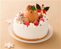 【白髭のシュークリーム工房】トトロのクリスマスショートケーキ　★2023クリスマス★
