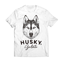 HUSKY Tシャツ / 公式ロゴ / ホワイト